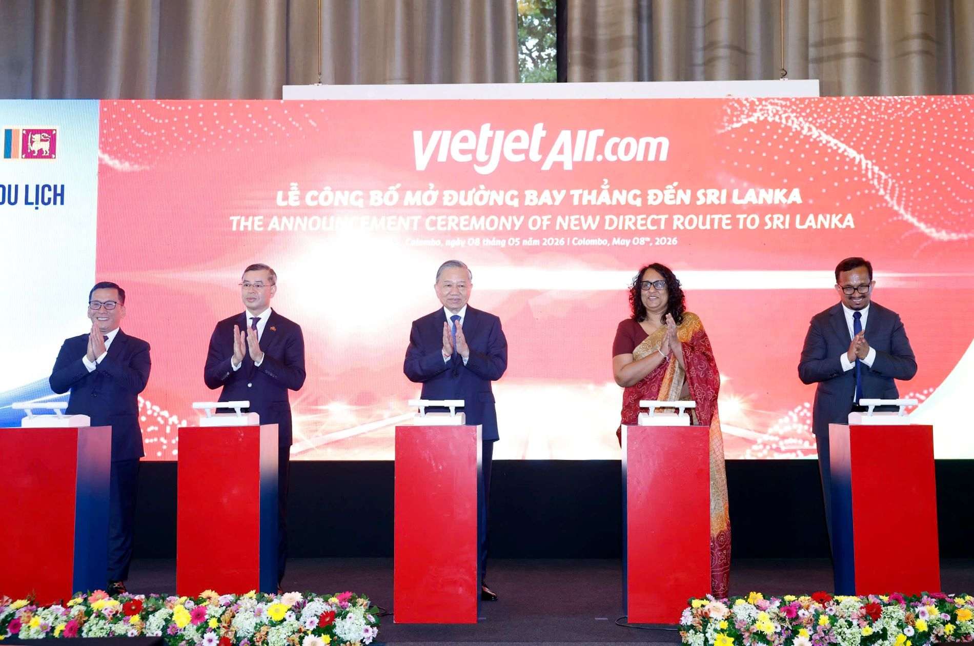 Vietjet khai mở đường bay TP Hồ Chí Minh - Colombo, thúc đẩy hợp tác Việt Nam - Sri Lanka

